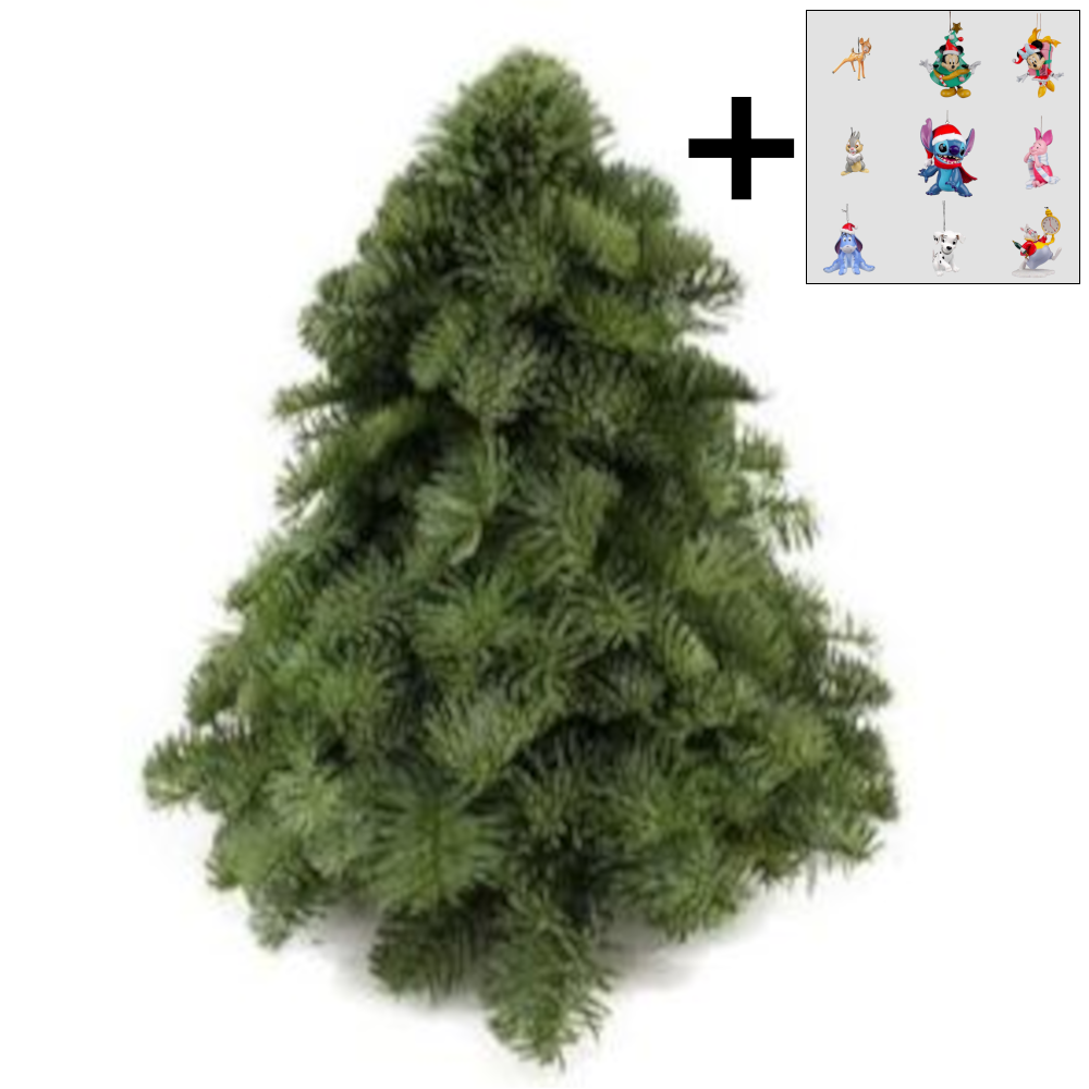 Bundel Voordeel - Kerstboom met Disney kerstballen