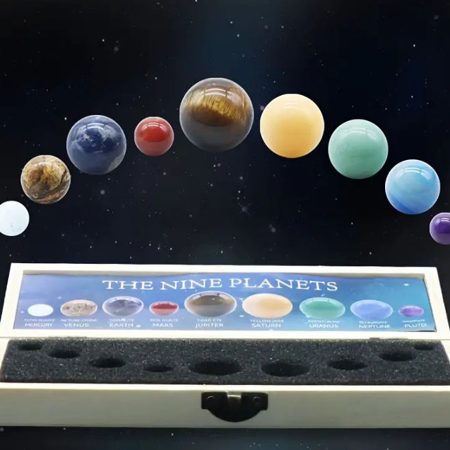 Planeten op zakformaat - Edelstenen in een doosje