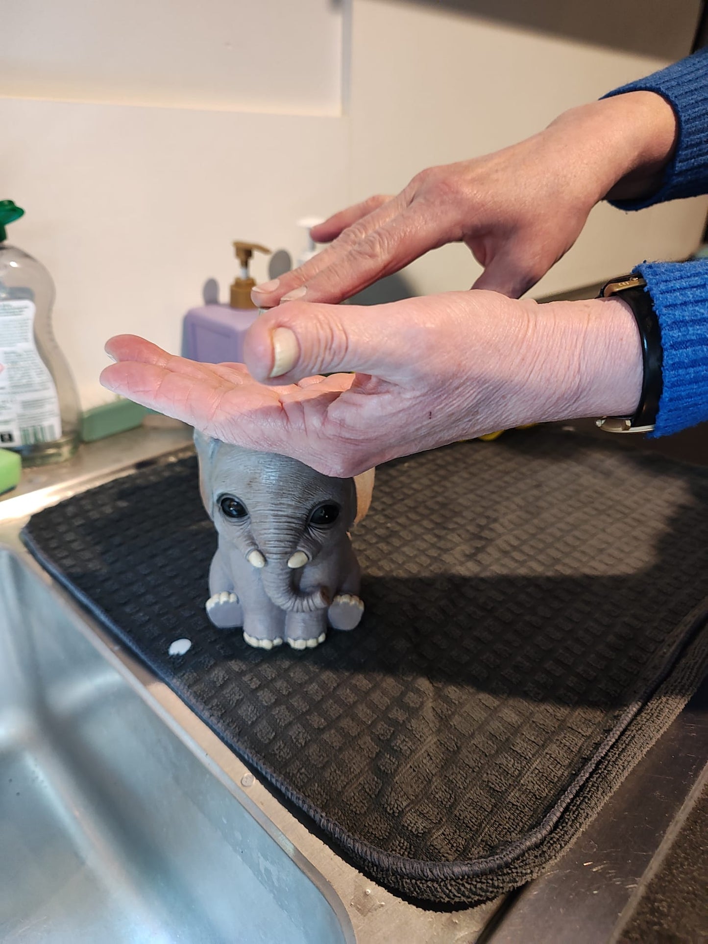 Olifantje Zeepdispenser - Super schattig - Cadeau topper