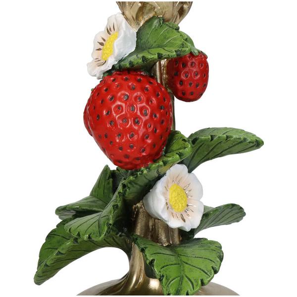 Kandelaar - Aardbei Goud - Hoogte ↕20cm