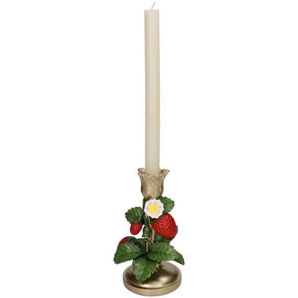 Kandelaar - Aardbei Goud - Hoogte ↕20cm