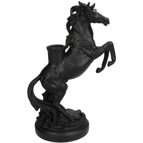 Kandelaar - Zwart Paard - Hoogte ↕23cm