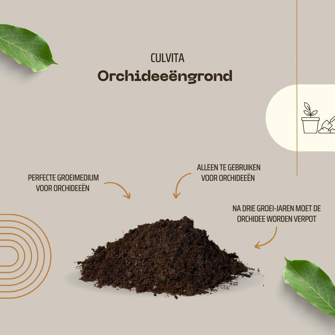 Culvita - Orchidee grond - 5 liter - Potgrond geschikt voor Orchidee