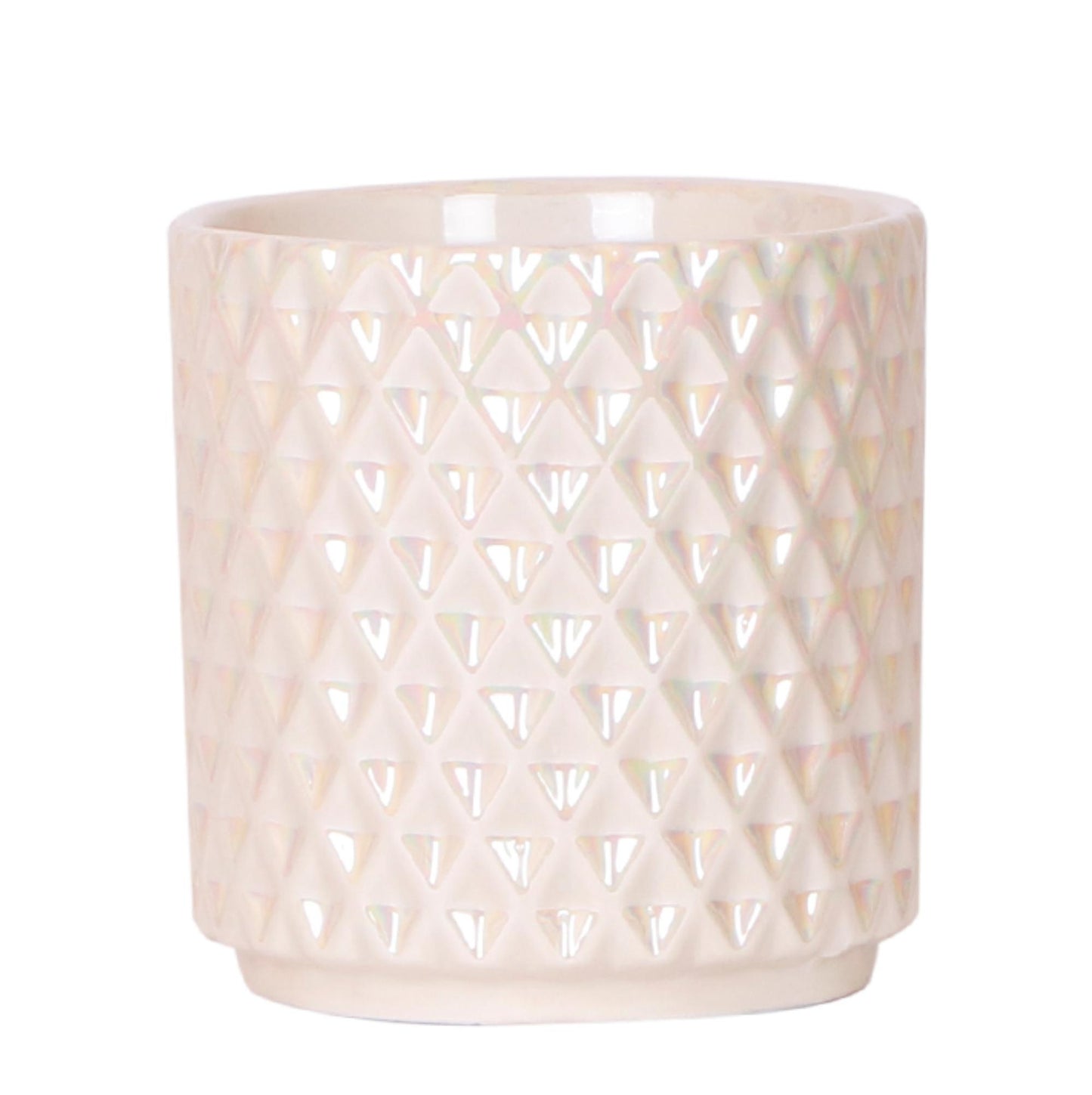 Diamond pearl sierpot - Potmaat Ø9cm - Diverse kleuren