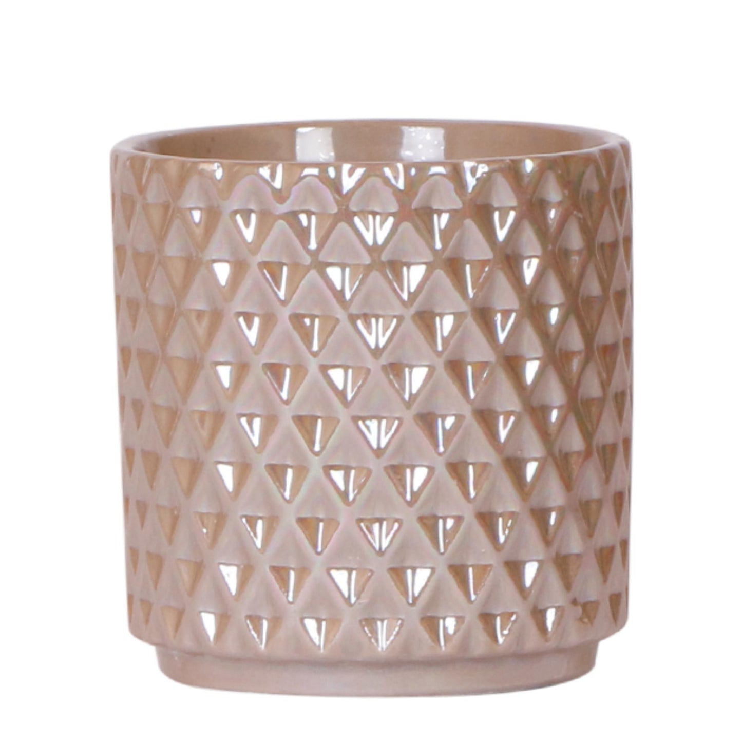 Diamond pearl sierpot - Potmaat Ø9cm - Diverse kleuren