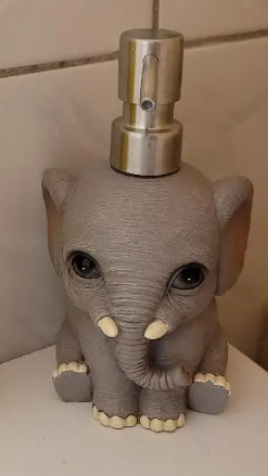 Olifantje Zeepdispenser - Super schattig - Cadeau topper