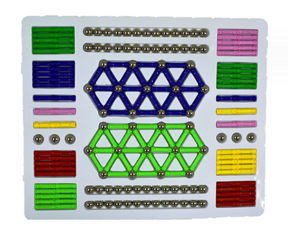 Stok & Bol Magnetische Wonderwereld - 228 delige set - 144 Stokjes & 84 Balletjes