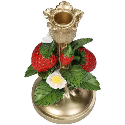 Kandelaar - Aardbei Goud - Hoogte ↕20cm