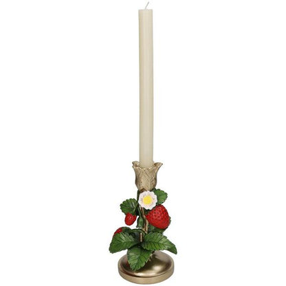 Kandelaar - Aardbei Goud - Hoogte ↕20cm