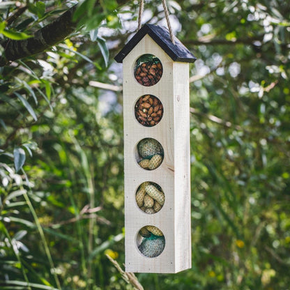 Bird-Buffet | Grote Chaletvoederbak Vogelhuis Inclusief 500 Gram Voeding