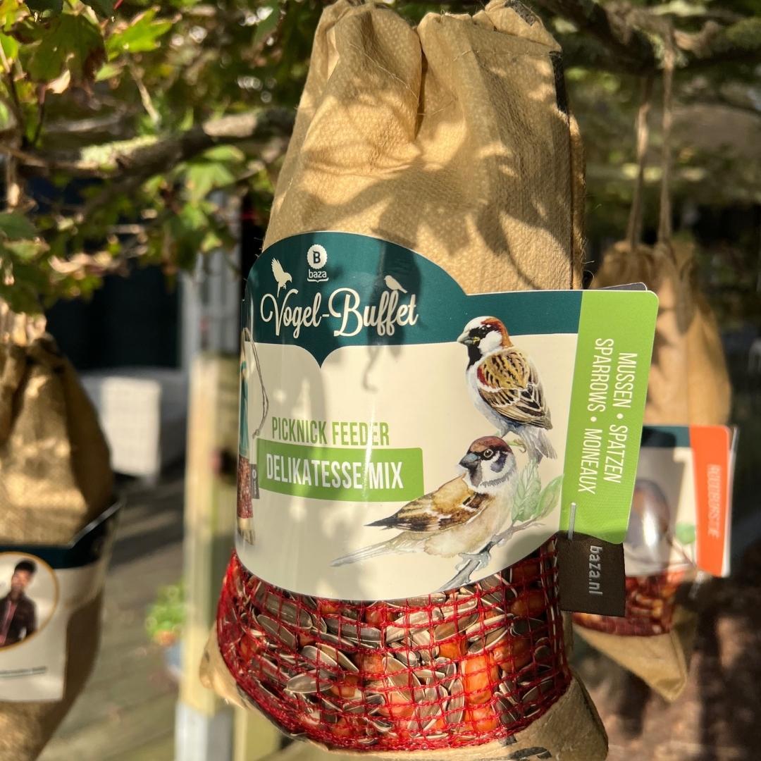 Bird-Buffet | Picknick voor buitenvogels | Mussen & Merels - 300 gram